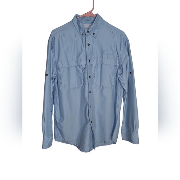 L.L. Bean Outdoor Vented Fishing Men's Long Sleeve Shirt Size Small Regu… - Picture 2 of 5